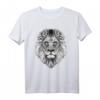 Löwenkopf T-Shirt zum HapDeer - Cooles Tiermotiv mit Tribal Ornament für Tierfans & Freunde