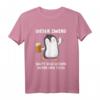 Dieser Zwerg Säuft Dich Locker Unter Den Tisch Bier Pinguin T-Shirt – Lustiges Party- und Biertrinker-Shirt für Junggesellenabschiede & Männerabende