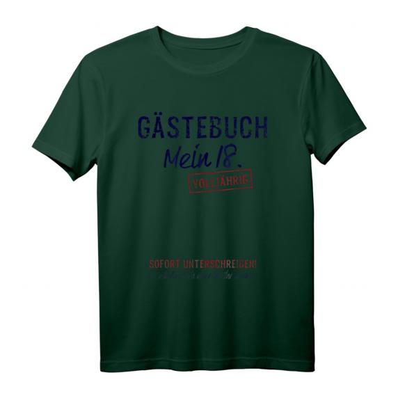 Gästebuch Mein 18. Geburtstag Gästeliste Endlich Volljährig T-Shirt – Lustiges Geschenk für Geburtstagsparty, Feier & Mitgebsel Gästebuch Mein 18. Geburtstag Gästeliste Endlich Volljährig T-Shirt – Lustiges Geschenk für Geburtstagsparty, Feier & Mitgebsel