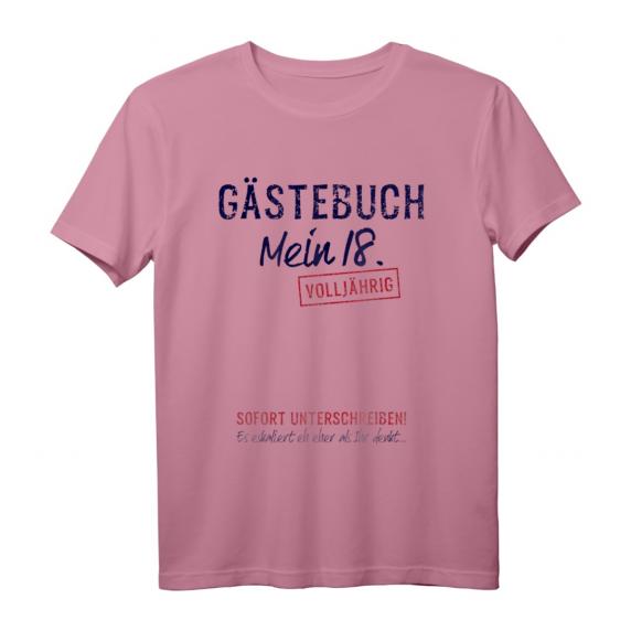 Gästebuch Mein 18. Geburtstag Gästeliste Endlich Volljährig T-Shirt – Lustiges Geschenk für Geburtstagsparty, Feier & Mitgebsel Gästebuch Mein 18. Geburtstag Gästeliste Endlich Volljährig T-Shirt – Lustiges Geschenk für Geburtstagsparty, Feier & Mitgebsel