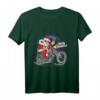 Weihnachtsmann Santa Claus Biker Motorrad Motocross T-Shirt – Perfekte Geschenkidee für Biker, Motorradfans & Familie zu Weihnachten & Neujahr