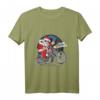 Weihnachtsmann Santa Claus Biker Motorrad Motocross T-Shirt – Perfekte Geschenkidee für Biker, Motorradfans & Familie zu Weihnachten & Neujahr