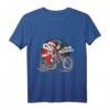 Weihnachtsmann Santa Claus Biker Motorrad Motocross T-Shirt – Perfekte Geschenkidee für Biker, Motorradfans & Familie zu Weihnachten & Neujahr