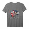 Weihnachtsmann Santa Claus Biker Motorrad Motocross T-Shirt – Perfekte Geschenkidee für Biker, Motorradfans & Familie zu Weihnachten & Neujahr
