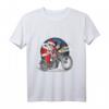 Weihnachtsmann Santa Claus Biker Motorrad Motocross T-Shirt – Perfekte Geschenkidee für Biker, Motorradfans & Familie zu Weihnachten & Neujahr