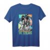 Ghostbusters Don't Cross The Streams Retro Neon Poster T-Shirt - Offiziell Lizenzierte Bekleidung für Fans & Nostalgiker