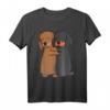 Dackel Dachshund Teckel Frauchen Herrchen Kinder T-Shirt - Süßes Hundemotiv für Hundeliebhaber als Geschenk für Familie & Freunde