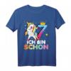 Einhorn Abtupfen Ich Bin Schon 7 Geburtstags T-Shirt – Lustiges Geschenk für den 7. Geburtstag mit Einhornkunst und Dab-Posen