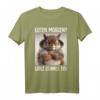 Guten Morgen Ganz dünnes Eis Shirt mit lustigem Spruch – Witziges Kaffee Katzen Statement für Morgenmuffel, Schichtarbeiter & Teenager