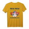Pew Pew Pew Madafakas Lustiges Vintage Einhorn T-Shirt – Geschenk für Männer und Frauen, perfekt für Einhornliebhaber