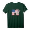 HapDeer American Flag Stars and Stripes Logo T-Shirt - Officially Licensed Patriotisches Geschenk