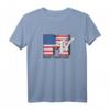 HapDeer American Flag Stars and Stripes Logo T-Shirt - Officially Licensed Patriotisches Geschenk