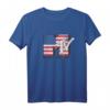 HapDeer American Flag Stars and Stripes Logo T-Shirt - Officially Licensed Patriotisches Geschenk