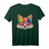 Hippie Fuchs Liebe Friedenszeichen T-Shirt - 70er Jahre Retro Mode für Tierliebhaber und Friedensbotschafter