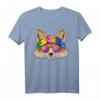 Hippie Fuchs Liebe Friedenszeichen T-Shirt - 70er Jahre Retro Mode für Tierliebhaber und Friedensbotschafter