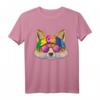 Hippie Fuchs Liebe Friedenszeichen T-Shirt - 70er Jahre Retro Mode für Tierliebhaber und Friedensbotschafter