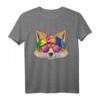 Hippie Fuchs Liebe Friedenszeichen T-Shirt - 70er Jahre Retro Mode für Tierliebhaber und Friedensbotschafter