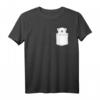 Eisbär in der Brusttasche T-Shirt - Niedliches Tiermotiv für Eisbärenfans und Tierliebhaber