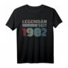 Lustiges 42. Geburtstag T-Shirt für Mann und Frau - Originelle Geschenkidee und Dekoration für den 42. Geburtstag 1982