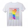 Gay Pride Monat T-Shirt mit Regenbogen, Kampffaust & Liebe ist Liebe - Unterstützung für LGBT Community & Pride Feierlichkeiten