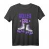 Rollschuhe Roller Girl Rollschuh T-Shirt für Mädchen – Perfekt als Geschenk zu Weihnachten & Geburtstag, Trendiges Freizeit- und Sportdesign