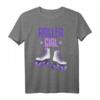 Rollschuhe Roller Girl Rollschuh T-Shirt für Mädchen – Perfekt als Geschenk zu Weihnachten & Geburtstag, Trendiges Freizeit- und Sportdesign