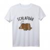 Niedliches Schlafbär Schlafshirt – Lustiges Pyjama T-Shirt für müde Morgenmuffel und Langschläfer, perfekte Schlafkleidung & Geschenkidee