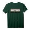 Lustiges Gästebuch 50. Geburtstag Party T-Shirt für Damen & Herren mit Leopardenmuster – Perfektes Party-Outfit und Erinnerungsstück
