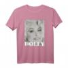 Vintage Dolly Parton T-Shirt – Klassisch geschnitten, doppelt genähter Saum, ideal für Musikfans und Vintage-Style Liebhaber