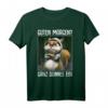 Guten Morgen? Ganz dünnes Eis! Lustiges Kaffee T-Shirt mit Katzen Statement – Ironisches Geschenk für Morgenmuffel, Teenager & Freunde