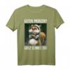 Guten Morgen? Ganz dünnes Eis! Lustiges Kaffee T-Shirt mit Katzen Statement – Ironisches Geschenk für Morgenmuffel, Teenager & Freunde