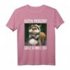 Guten Morgen? Ganz dünnes Eis! Lustiges Kaffee T-Shirt mit Katzen Statement – Ironisches Geschenk für Morgenmuffel, Teenager & Freunde