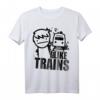 Ich mag Züge T-Shirt - Klassisch geschnitten, doppelt genähter Saum, perfektes Geschenk für Eisenbahnfans