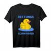 Gelbe Gummiente Quietscheente Bademeister Rettungsschwimmer T-Shirt – Lustiges Wasser- und Schwimmliebhaber Design für Schwimmer, Rettungsschwimmer & Ente Fans