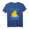 Gelbe Gummiente Quietscheente Bademeister Rettungsschwimmer T-Shirt – Lustiges Wasser- und Schwimmliebhaber Design für Schwimmer, Rettungsschwimmer & Ente Fans