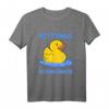 Gelbe Gummiente Quietscheente Bademeister Rettungsschwimmer T-Shirt – Lustiges Wasser- und Schwimmliebhaber Design für Schwimmer, Rettungsschwimmer & Ente Fans