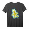 The Simpsons Bart Simpson Skeleton Electro Shock T-Shirt – Offizielles Merchandise für Fans, Lustiges Cartoon-T-Shirt für Männer, Frauen, Jungen und Mädchen