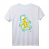The Simpsons Bart Simpson Skeleton Electro Shock T-Shirt – Offizielles Merchandise für Fans, Lustiges Cartoon-T-Shirt für Männer, Frauen, Jungen und Mädchen