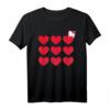 Hello Kitty Hearts T-Shirt - Offiziell lizenziertes Sanrio Fan-Shirt für Fans und Sammler