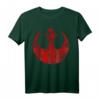 Star Wars Big Red Rebel Distressed Logo Graphic T-Shirt - Officially Licensed Fan Merchandise