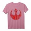 Star Wars Big Red Rebel Distressed Logo Graphic T-Shirt - Officially Licensed Fan Merchandise