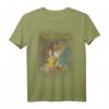 HapDeer Disney T-Shirt - Beauty And The Beast Distressed Poster, Offiziell Lizenzierte Disney Apparel