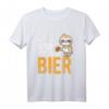 Kopf Sagt Sport Herz Sagt Bier - Lustiges Biertrinker Faultier T-Shirt für Party, Männerabend & Mallorca