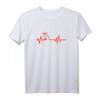 Herzschlag Katzen Katzenpfote Kater Katze Geschenk T-Shirt für Katzenliebhaber – Perfekt zum Geburtstag & Weihnachten
