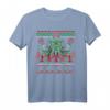 Festive Cthulhu - Lovecraftian Holiday T-Shirt mit Weihnachtsdesign von Jeremy Hwang für Horror- und Lovecraft-Fans