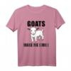 Lustiges kleine Ziege Lächelnd T-Shirt – Niedliches Tierdesign für Ziegenliebhaber, Bauernhofbesitzer & Tierfans