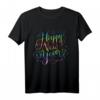 Frohes neues Jahr Happy New Year - Silvester Party T-Shirt mit Feuerwerk-Design für Männer und Frauen