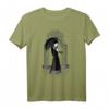 HapDeer Gothic T-Shirt mit Nevermore Academy Gates - Dark, Horror & Supernatural Fanartikel