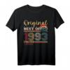 31. Geburtstag Mann Frau Original Jahrgang 1993 Vintage Kassette T-Shirt – Lustiges Retro Geschenk für Geburtstagsfeier & Musikliebhaber