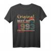 31. Geburtstag Mann Frau Original Jahrgang 1993 Vintage Kassette T-Shirt – Lustiges Retro Geschenk für Geburtstagsfeier & Musikliebhaber